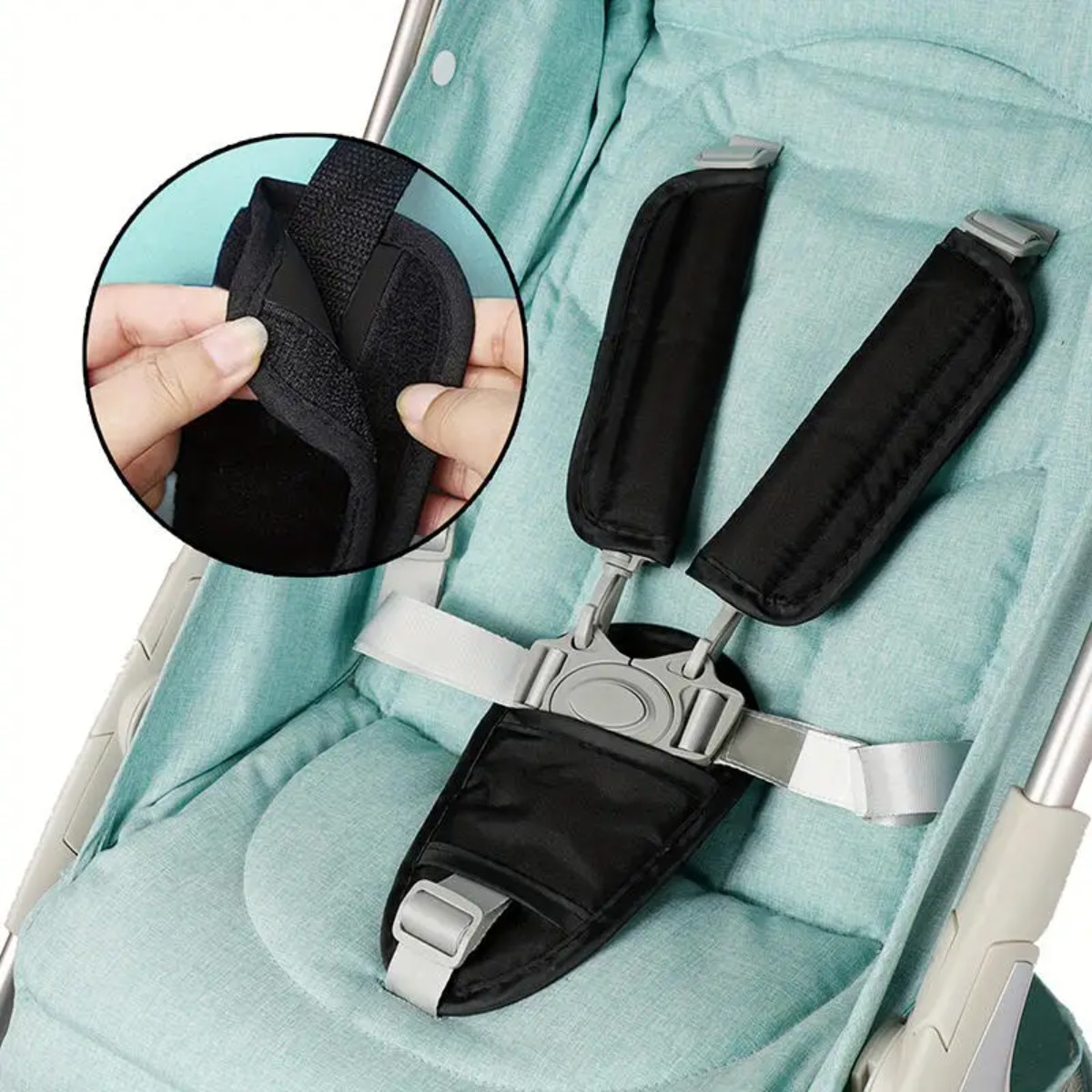 Infant Car Seat Cover - 아기 카시트 벨트 패드, 유니버설 유모차