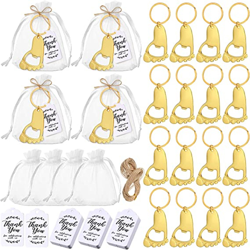 50개입 아기 발자국 열쇠고리 병따개, 유기농 천 가방 - Zwitsal Baby Products 리뷰 및 가격
