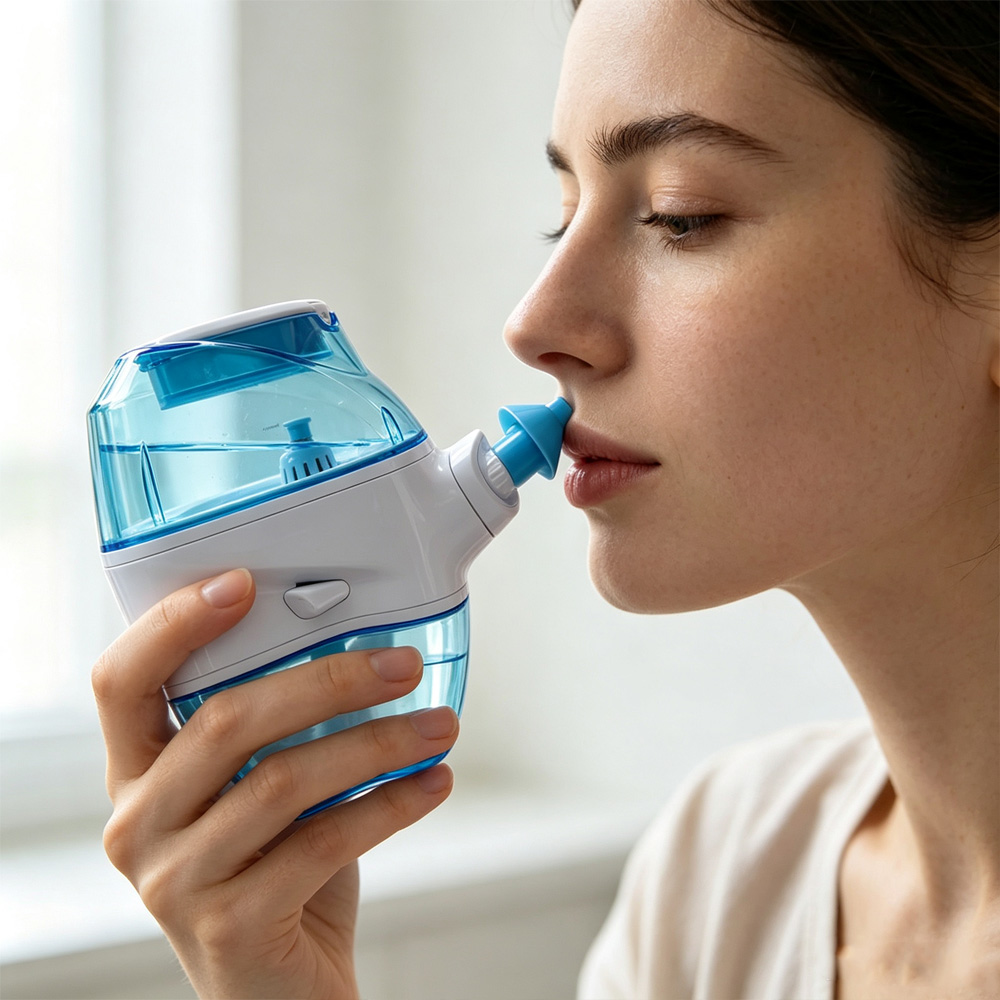 충전식 전동 코 세척기, 360 °   전면 서라운드  - Nasal Aspirator 리뷰 및 가격